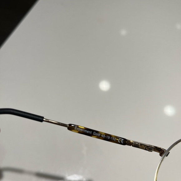 Vintage round prescription eyeglasses - Picture 4 of 5